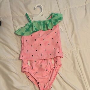 Toddler Jumping Beans Pink Watermelon Swimsuit